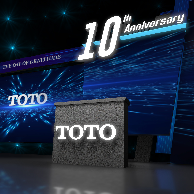 10th Anniversary TOTO’s - Virtual event management services 10th Anniversary TOTO’s - Virtual event management services